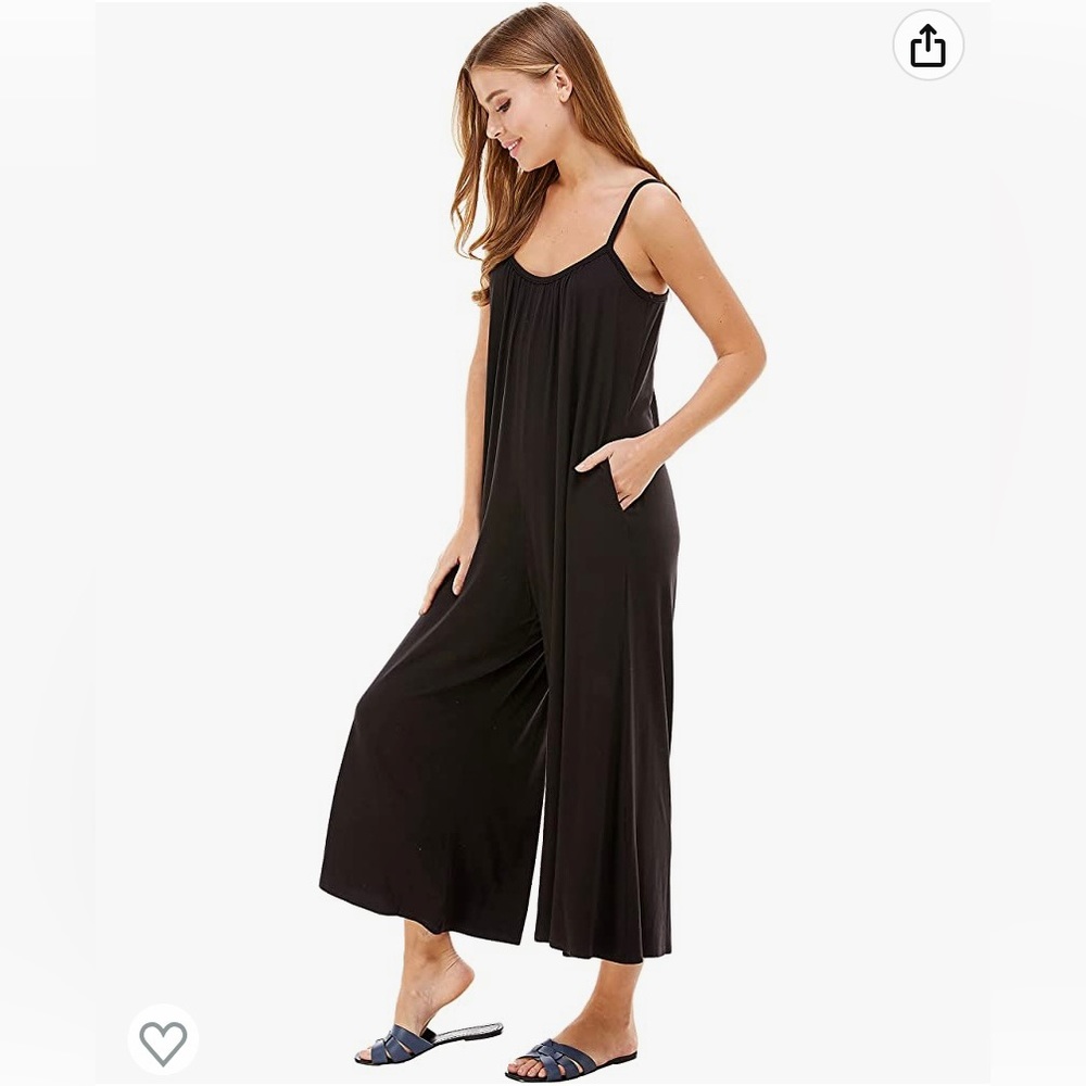 Flowy black romper